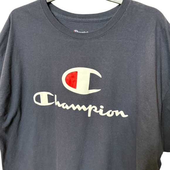 Champion Authentic Athleticwear Dark Blue Tee 2XL - Picture 5 of 11